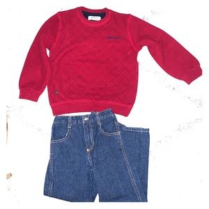 Armani Junior Sweater and jeans Boys size 5